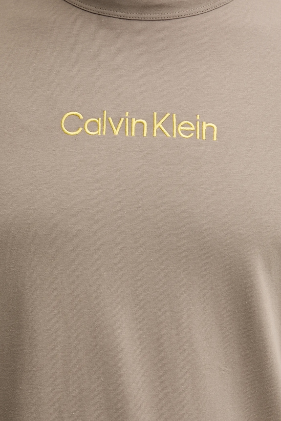 Calvin Klein Underwear tricou de pijama bărbătesc din bumbac bej 000NM2748E