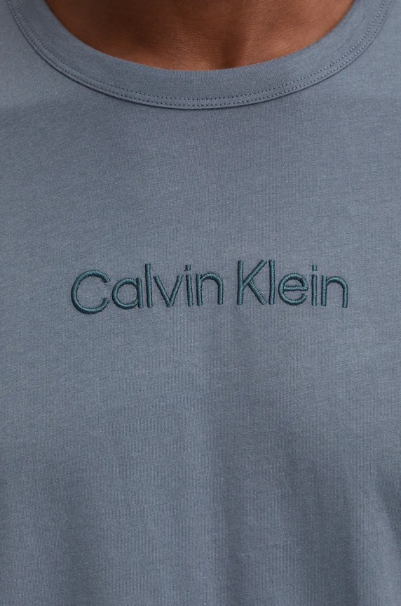 Calvin Klein Underwear tričkové pyžamo pánské bavlněné šedá 000NM2748E