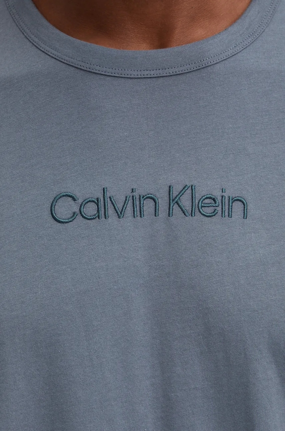 Calvin Klein Underwear tričkové pyžamo pánské bavlněné šedá 000NM2748E
