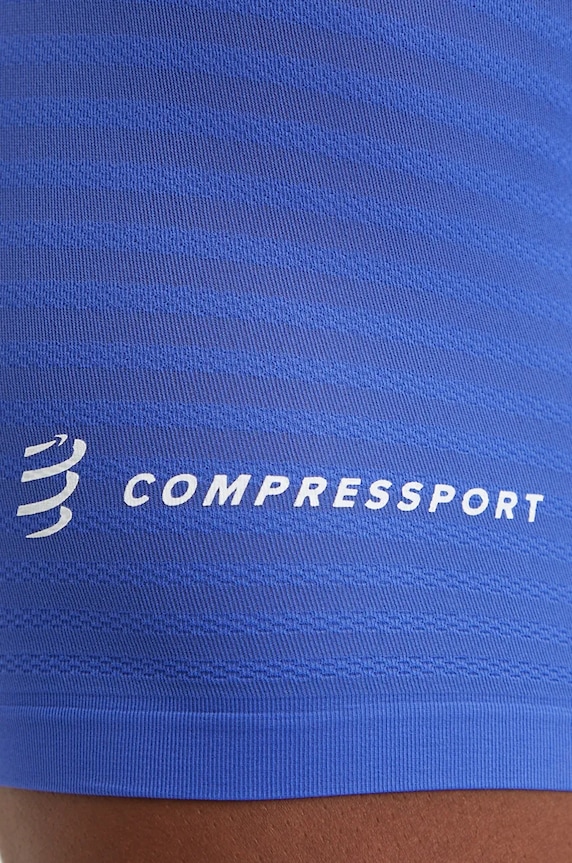 Běžecké tričko Compressport Pro Racing ATSM361 modrá