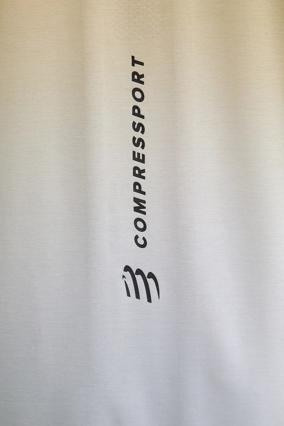 Μπλουζάκι για τρέξιμο Compressport Performance ATSM492 κίτρινο