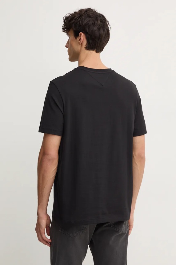 Îmbrăcăminte Tommy Hilfiger tricou din bumbac MW0MW36481 negru
