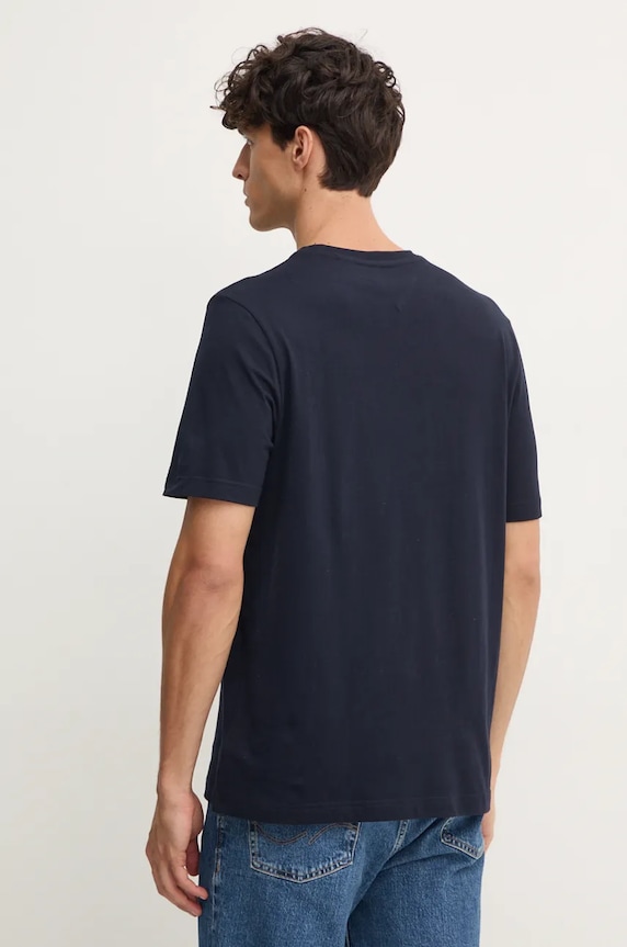Oblečenie Bavlnené tričko Tommy Hilfiger MW0MW36499 tmavomodrá