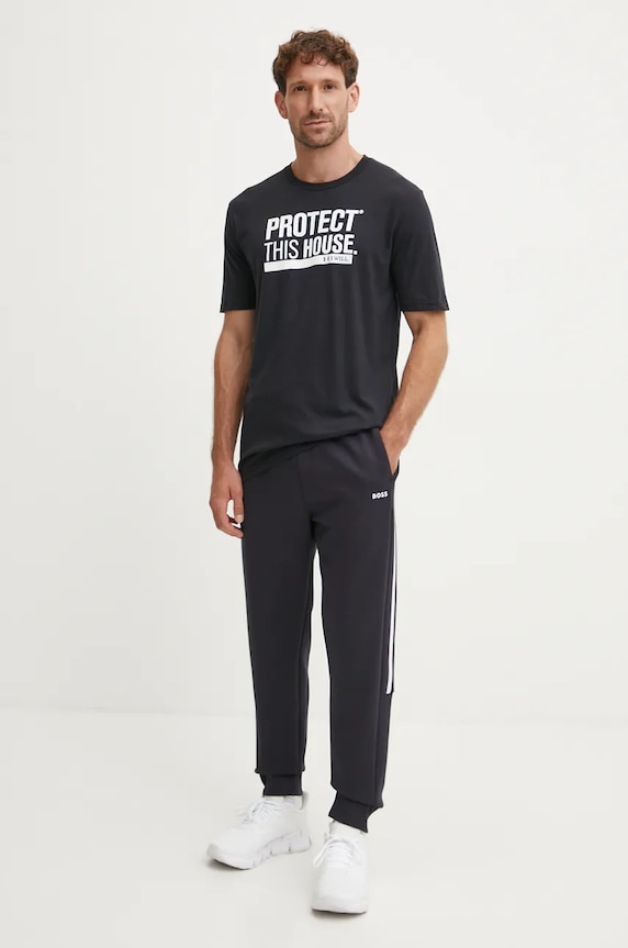 Μπλουζάκι προπόνησης Under Armour Protect This House 1379022001 μαύρο AW24