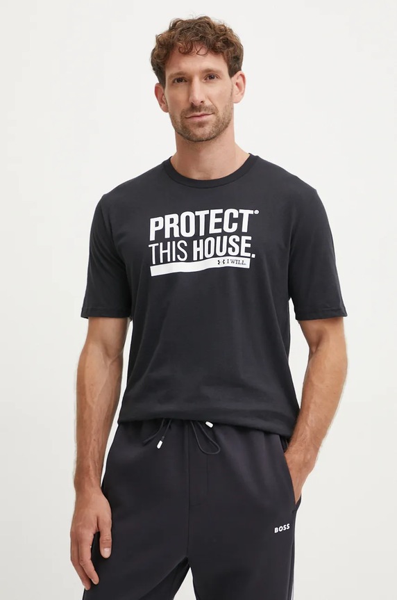 Μπλουζάκι προπόνησης Under Armour Protect This House μαύρο 1379022001