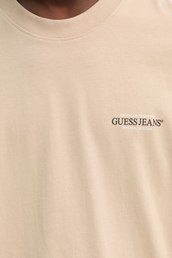 Guess Jeans tricou din bumbac M4BI75.K8FQ4 bej