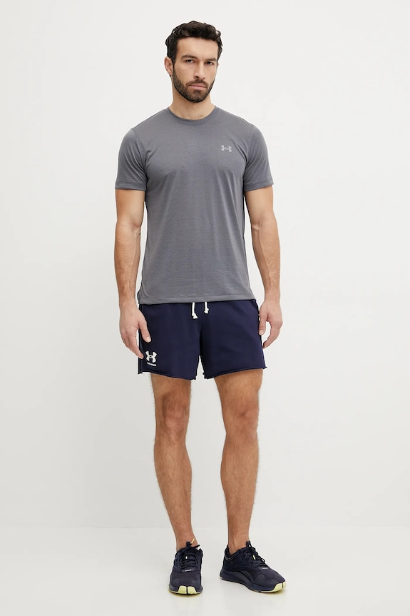 Under Armour t-shirt do biegania Launch 1382582 szary AW25