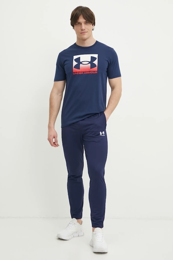 Under Armour t-shirt ανδρικό BOXED SPORTS UPDATED 1386793 σκούρο μπλε SS26