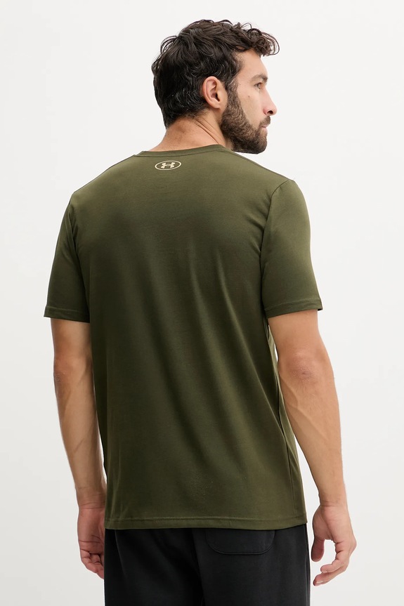 Ρούχα Under Armour t-shirt Ανδρικό BOXED SPORTS UPDATED 1386793 πράσινο