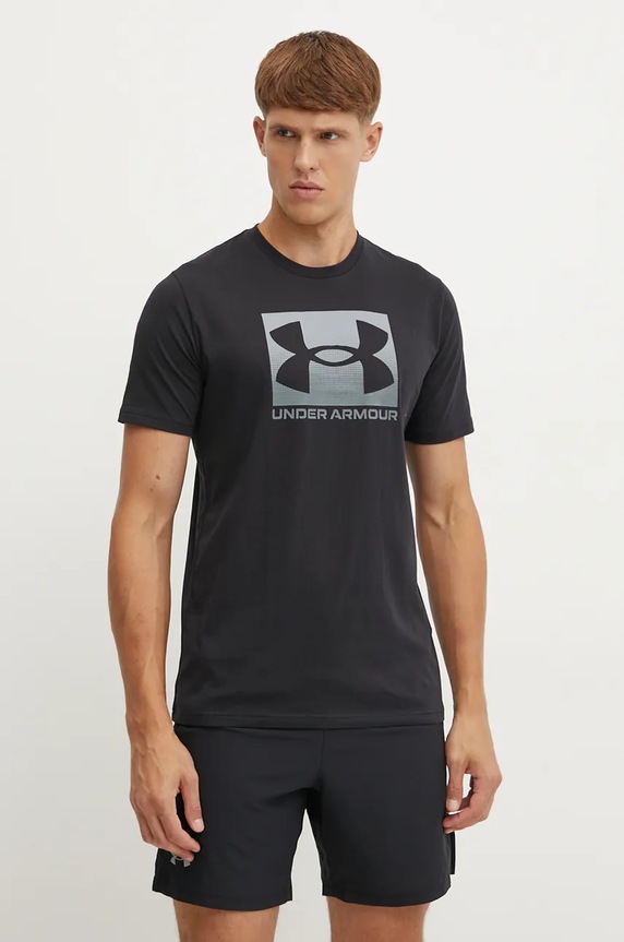 Under Armour t-shirt ανδρικό BOXED SPORTS UPDATED άλλο μαύρο 1386793
