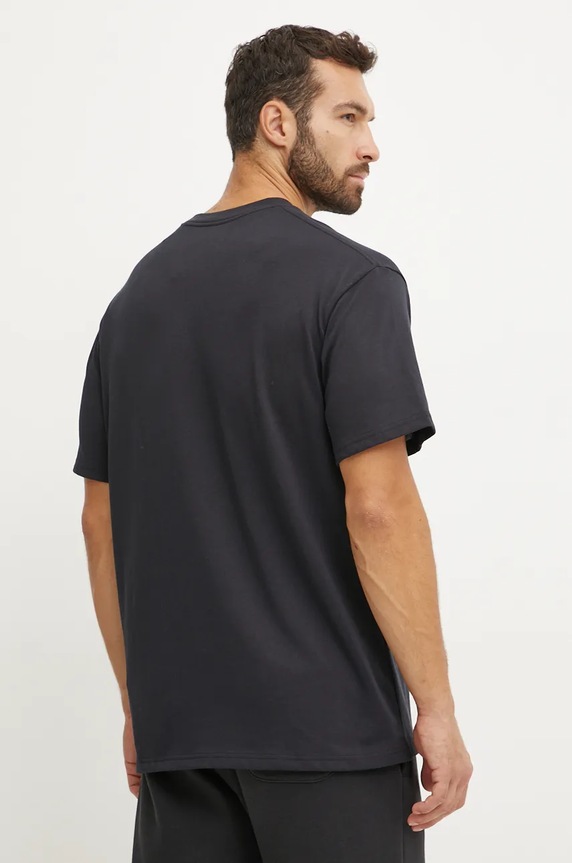 Памучна тениска Under Armour HW OS BOX 1386803 черен SS25