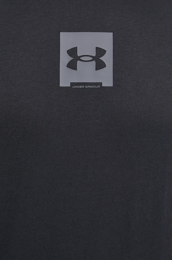 Памучна тениска Under Armour HW OS BOX черен 1386803