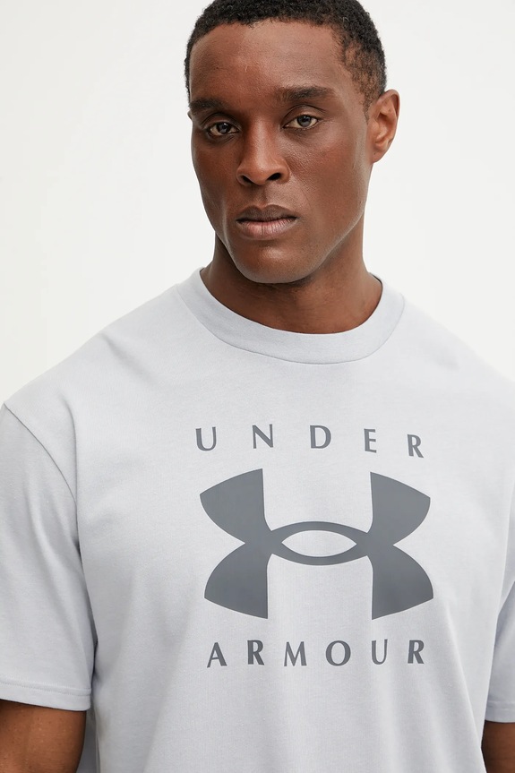 Under Armour t-shirt HW Branded szary 1389146