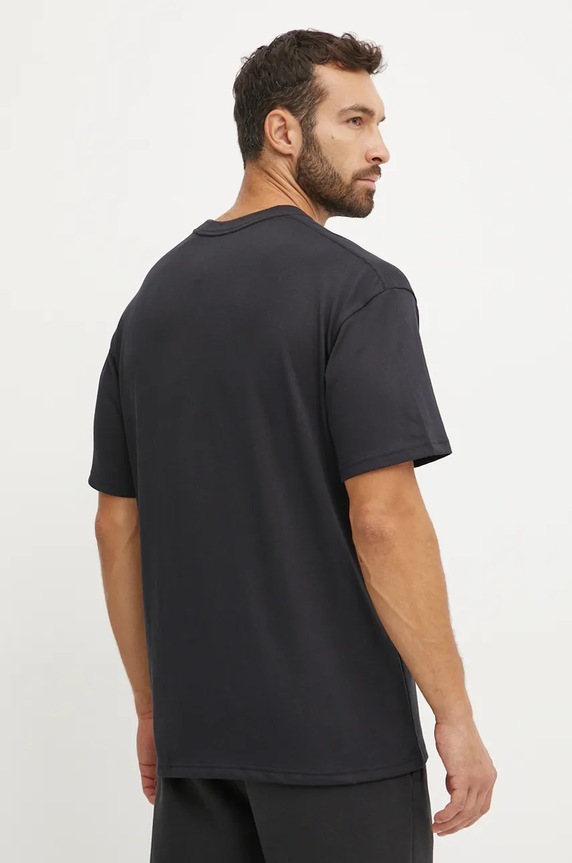 Μπλουζάκι Under Armour HW Branded 1389146 μαύρο SS25