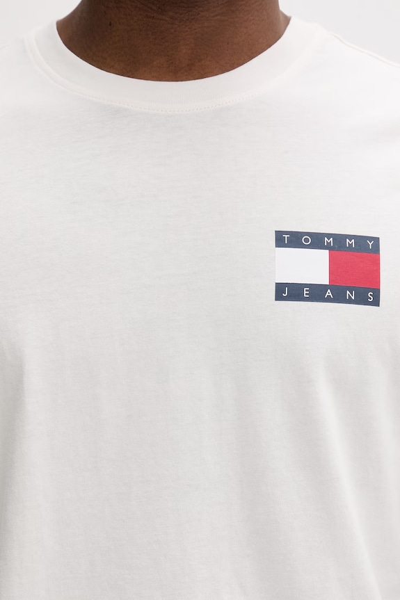 Tommy Jeans tricou bărbătesc din bumbac DM0DM20740 bej