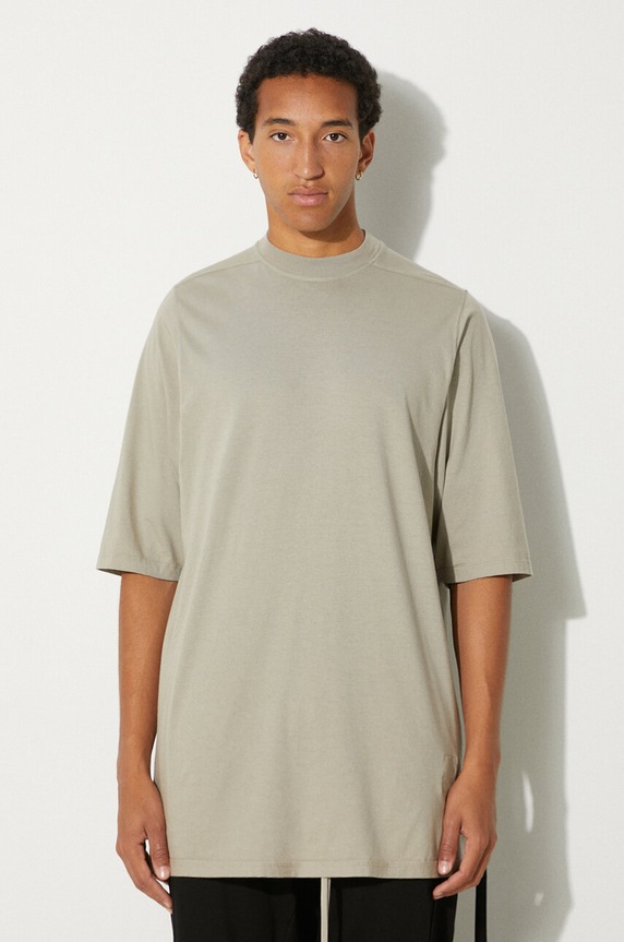 Rick Owens cotton t-shirt Jumbo T relaxed beige DU02D2274.RN