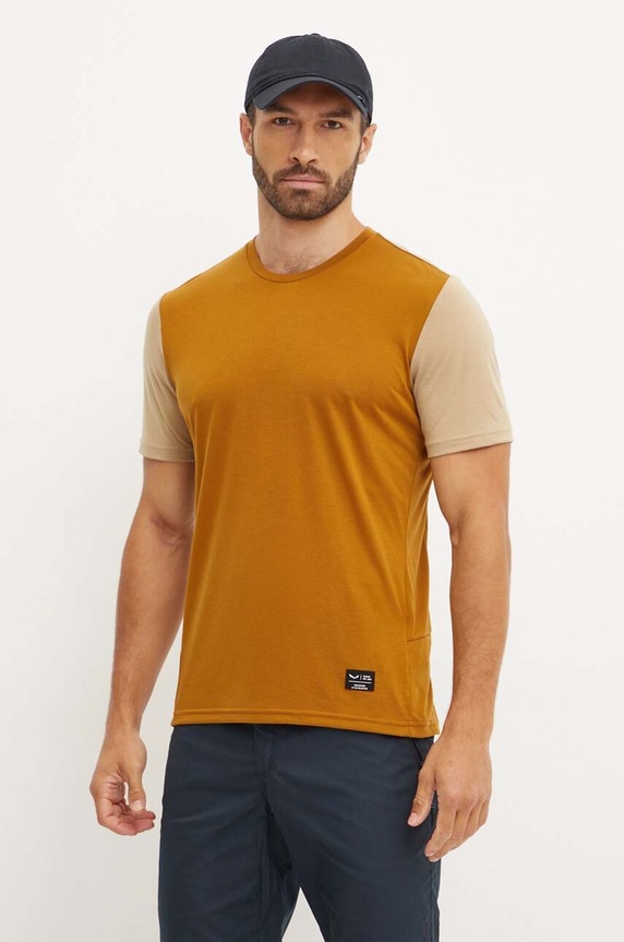 Salewa tricou sport Fanes maro 00.0000028833
