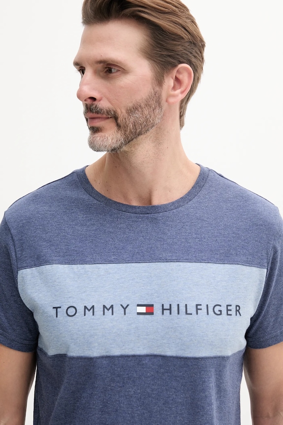 Odzież Tommy Hilfiger t-shirt bawełniany UM0UM03418 niebieski