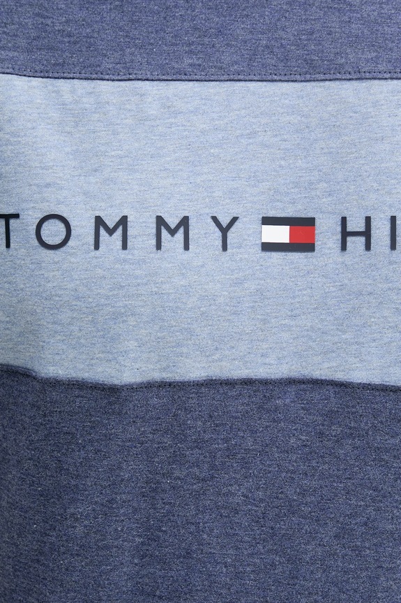 Tommy Hilfiger t-shirt bawełniany niebieski UM0UM03418