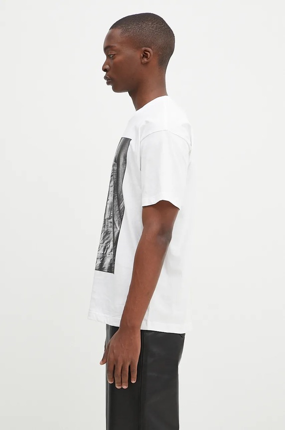 Carhartt WIP cotton t-shirt S/S BIB Overall I033962.02XX white AW24