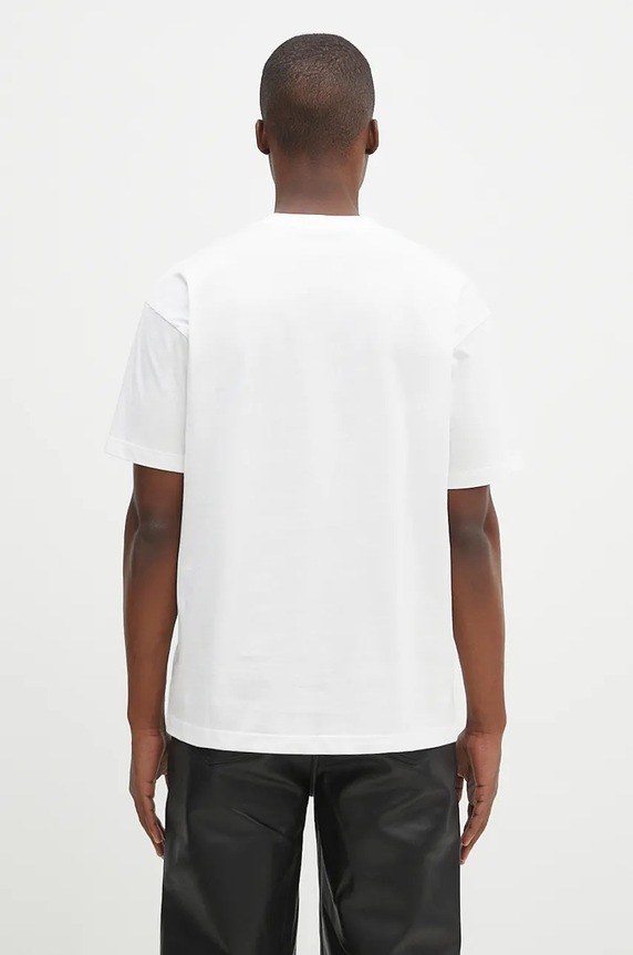 Clothing Carhartt WIP cotton t-shirt S/S BIB Overall I033962.02XX white