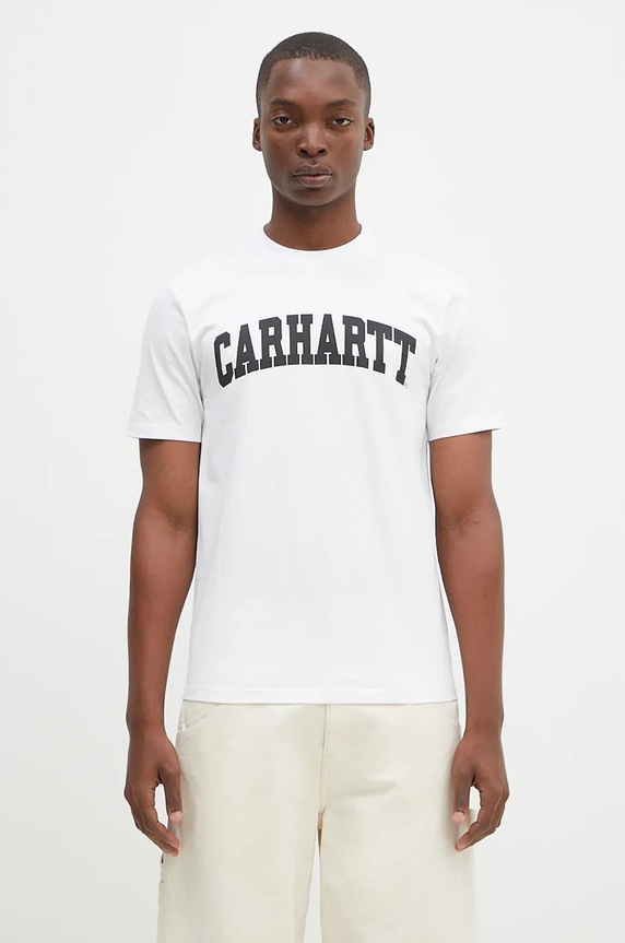 Carhartt WIP cotton t-shirt S/S University cotton white I034851.00AXX