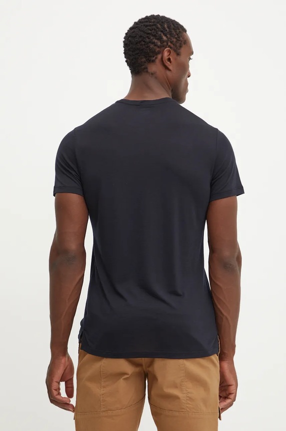 Icebreaker tricou sport Merino 125 Cool-Lite Sphere III IB0A56ZM0011 negru AW25
