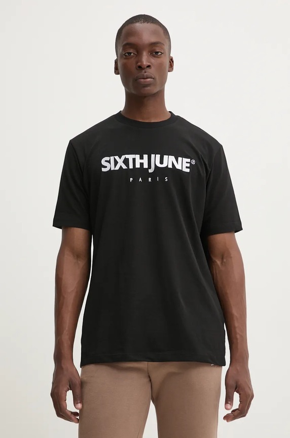 Sixth June tricou imprimeu negru 23613