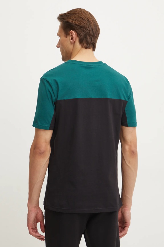 Ρούχα Βαμβακερό μπλουζάκι Fila Libatse FAM0784 μαύρο