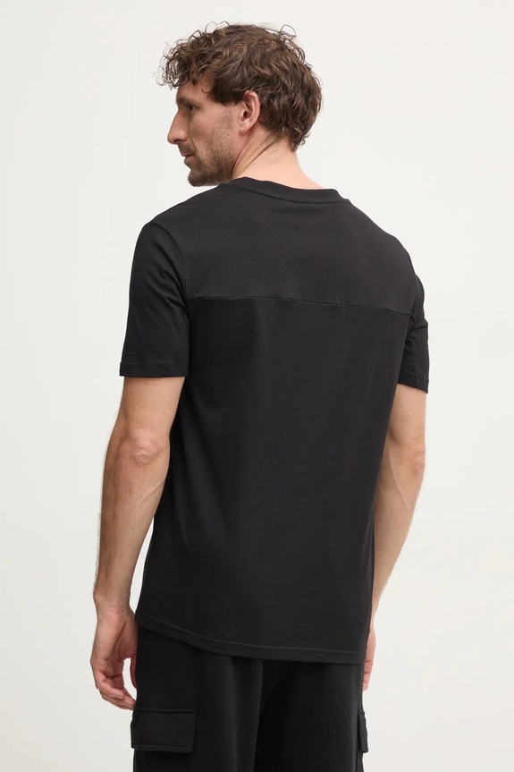 Odzież Fila t-shirt bawełniany Libatse FAM0784 czarny