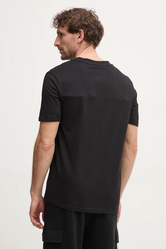 Odzież Fila t-shirt bawełniany Libatse FAM0784 czarny