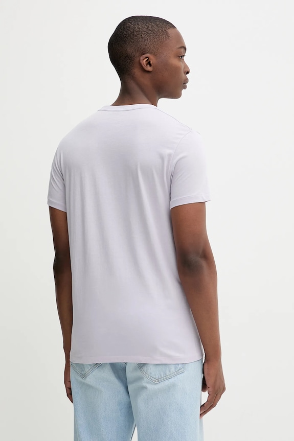 Oblečenie Bavlnené tričko AllSaints TONIC M028JB fialová