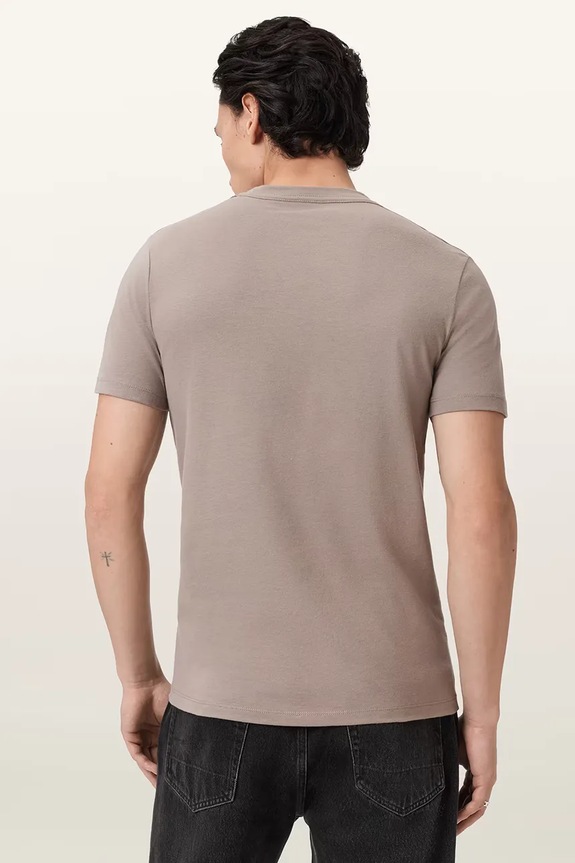 Βαμβακερό μπλουζάκι AllSaints BRACE 3-pack M031JB μπεζ