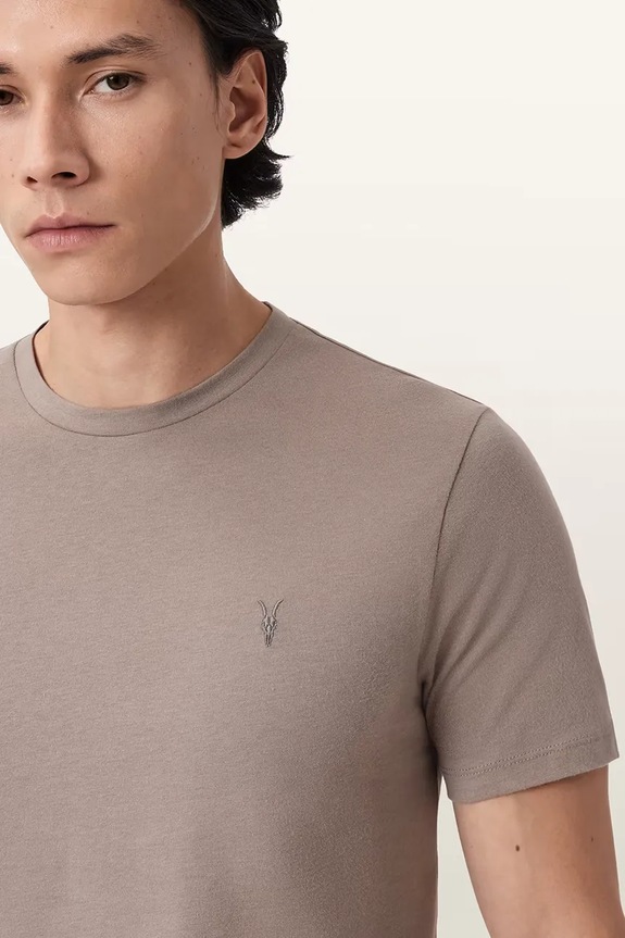 Βαμβακερό μπλουζάκι AllSaints BRACE 3-pack M031JB