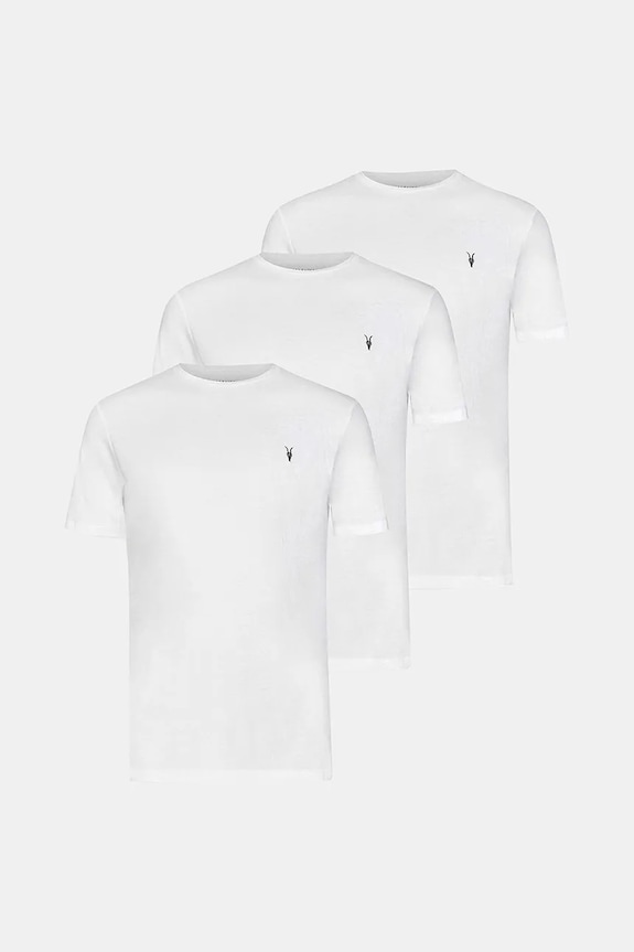 Βαμβακερό μπλουζάκι AllSaints BRACE 3-pack M031JB πολύχρωμο