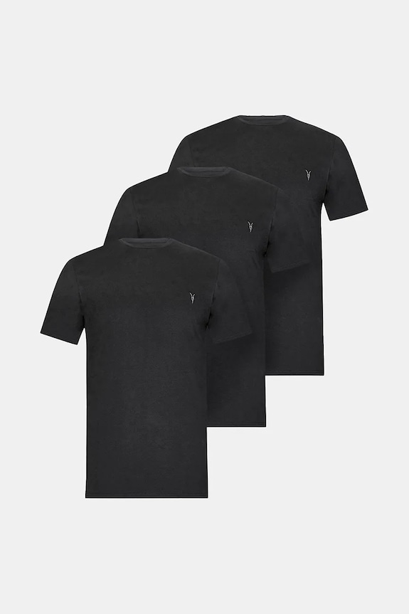 AllSaints t-shirt bawełniany BRACE 3-pack M031JB multicolor