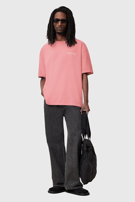 AllSaints oversize tričko pánske bavlnené M071PB