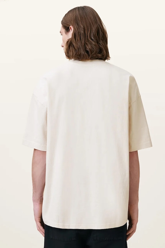 Abbigliamento AllSaints t-shirt in cotone BIGGY M088PB beige