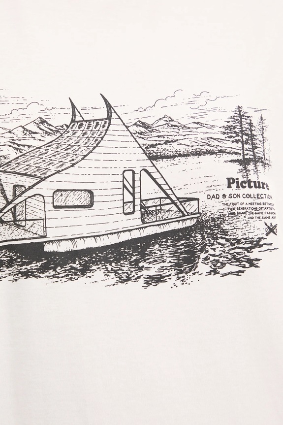 Picture tricou din bumbac D&S Boathouse MTS1190 bej