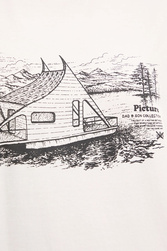 Picture tricou din bumbac D&S Boathouse MTS1190 bej