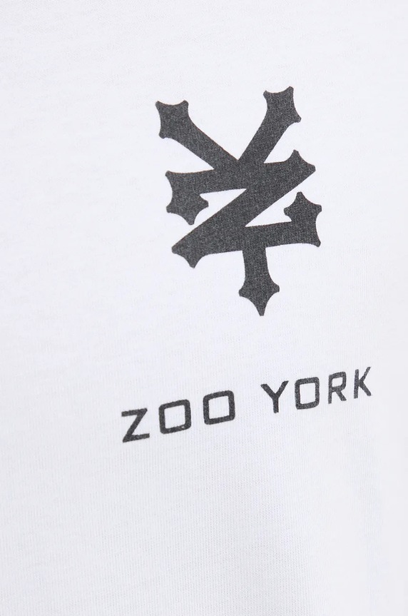 Βαμβακερό μπλουζάκι Zoo York 60690031 λευκό