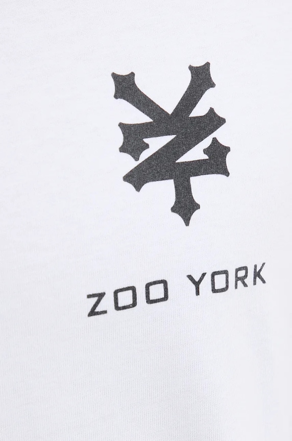 Βαμβακερό μπλουζάκι Zoo York 60690031 λευκό