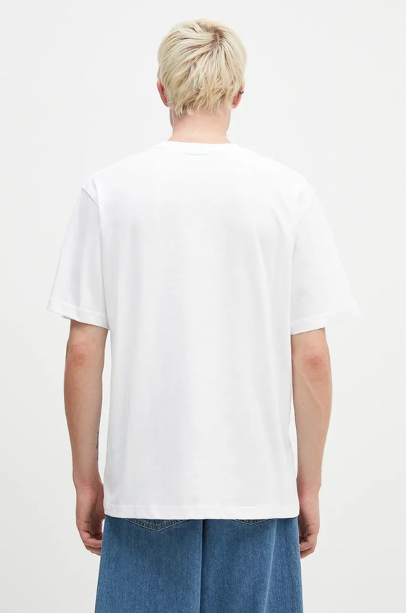 Odzież Daily Paper t-shirt bawełniany Dias 2422071 biały