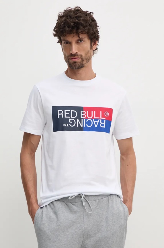 Red Bull Racing x Pepe Jeans t-shirt bawełniany biały RM500001