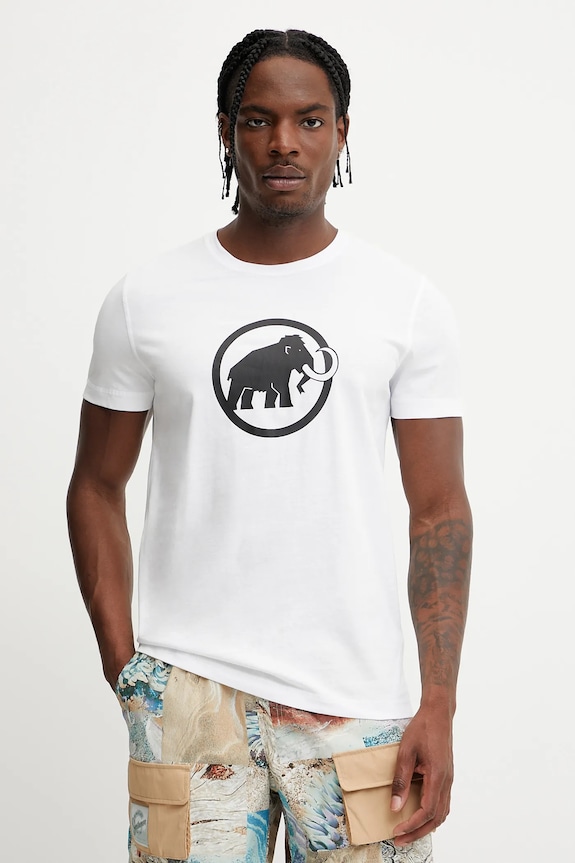 Mammut t-shirt Core sovrastampa bianco 1017.05891