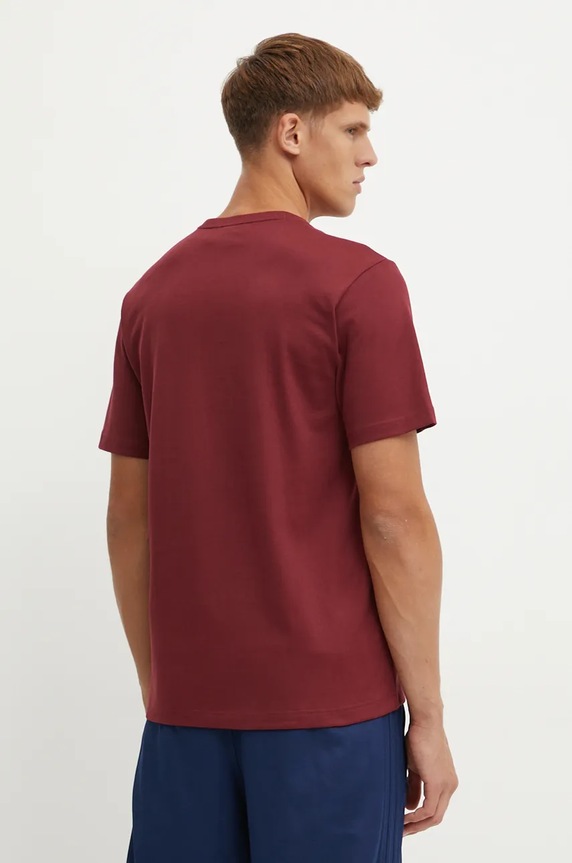 Oblečenie Tričko adidas Originals IX9606 burgundské
