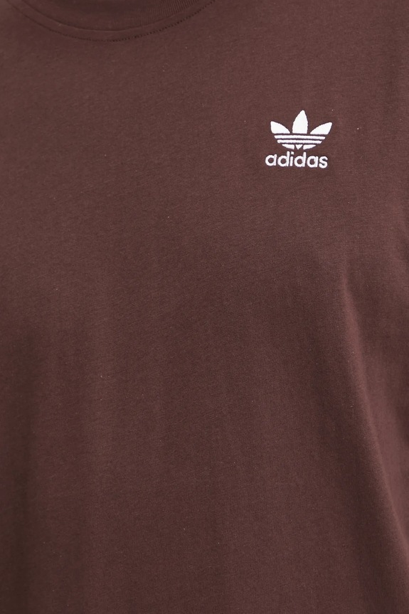 Bavlněné tričko adidas Originals IZ2100 hnědá