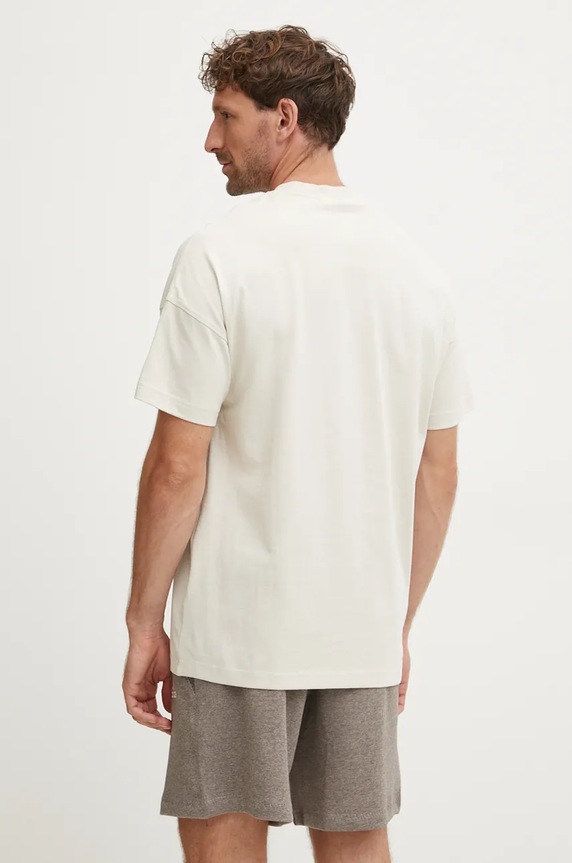 Oblečenie Bavlnené tričko adidas All SZN IY4146 béžová