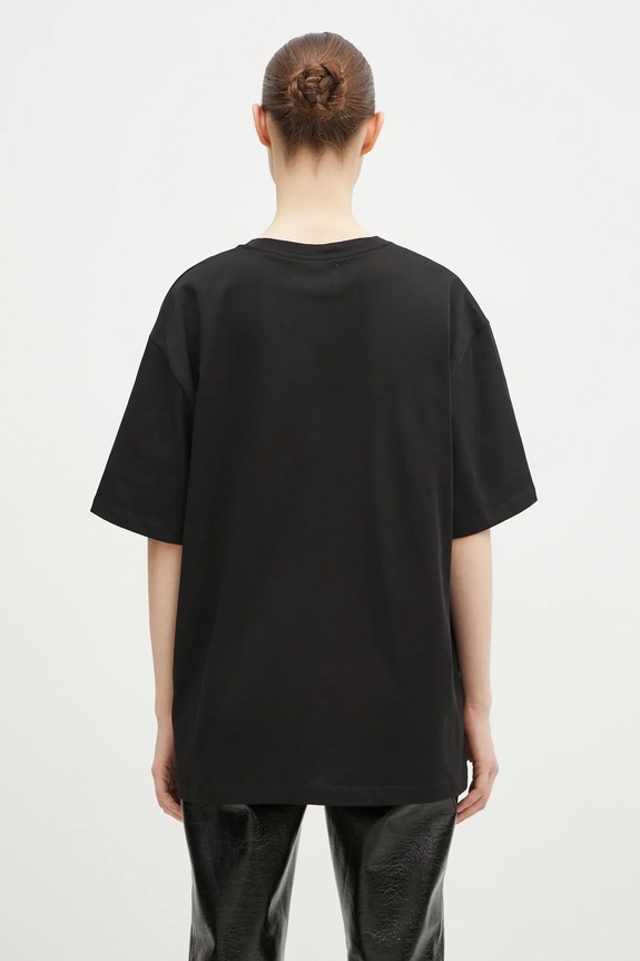 Îmbrăcăminte Fiorucci tricou din bumbac M01FPTSH103CJ01BK01 negru