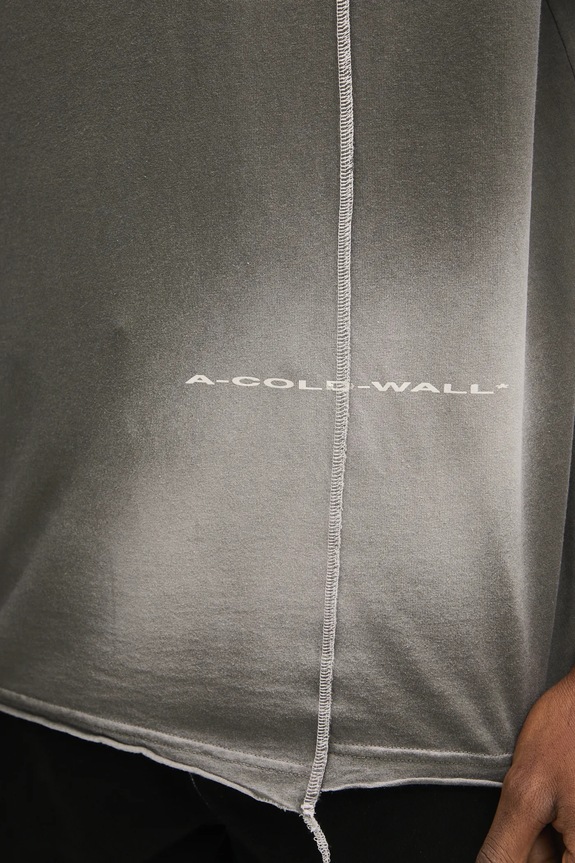 A-COLD-WALL* t-shirt in cotone Oxidise grigio ACWMTS202